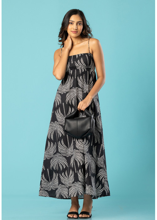 RAIKO STRAP BLACK DRESS